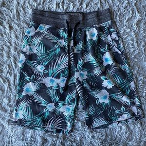 (Mens) Stretchy Floral Shorts